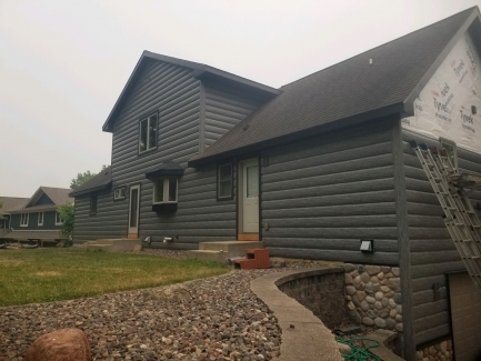 TruLog Steel Siding